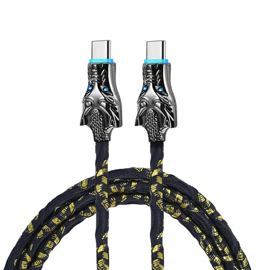 one piece Durable nylon braided USB-C to USB-C cable for car and indoor, fast charging and data transfer, perfect for daily use, reliable and durable cable for Samsung, Xiaomi, Vivo, OPPO, Redmi, HTC, Sony, Nexus, Nokia, Motorola devices of many models